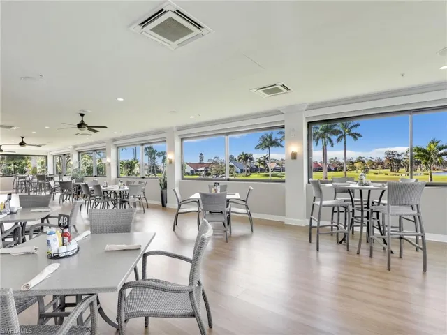 Royal Wood covered patio with view of golf course