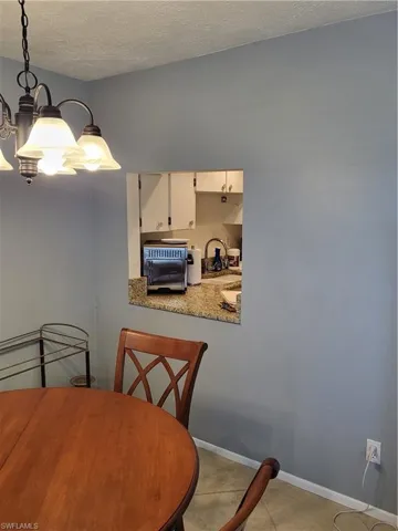 Dining area featuring baseboards