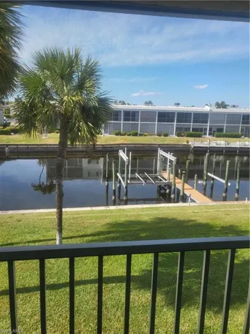 Dock area and a water view from lanai