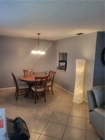 Dining space with passthrough