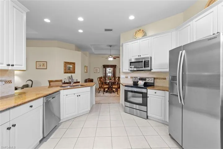 Kitchen is open to great room