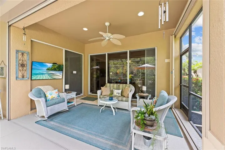 Ample covered space for outdoor living