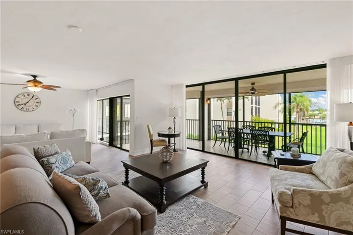 All tile throughout this condo