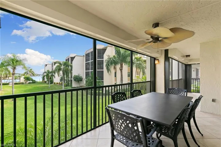 Access this spacious lanai from the living room, den or primary bedroom