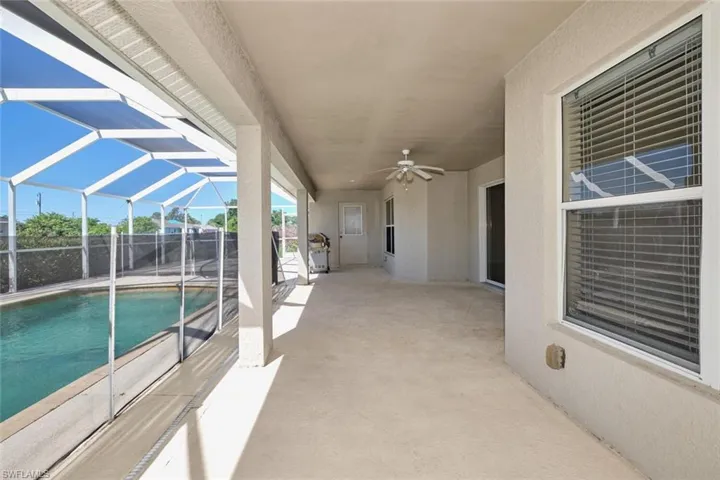 Large Patio Under Truss