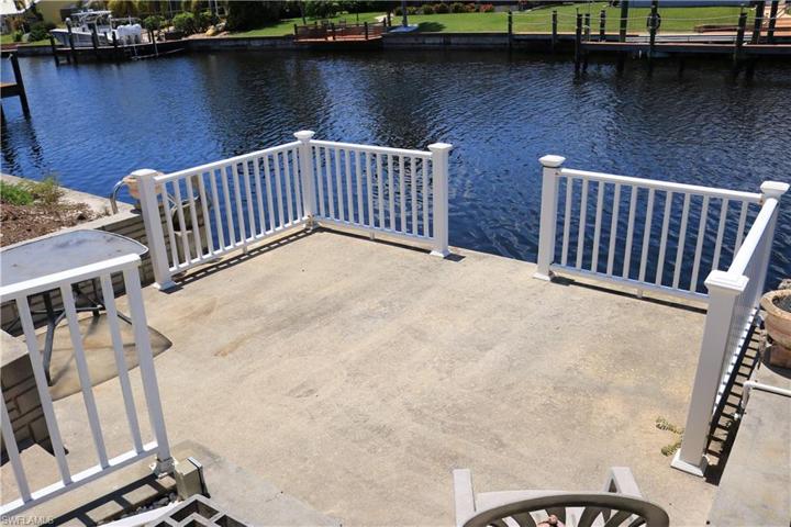 Cement Cantilevered Dock is in great shape. Ready for a boat lift! Has water & electric.