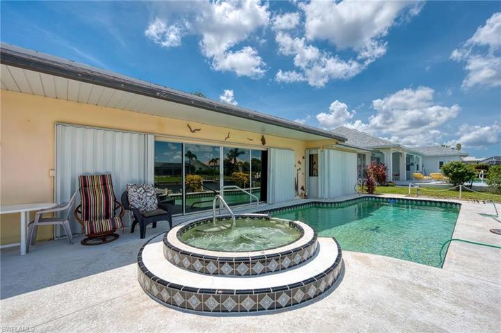 Lanai around pool has amply sun-bathing room.