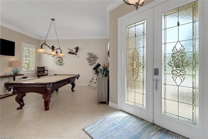 French door entryway