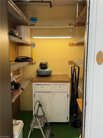 Storage room off Lanai.