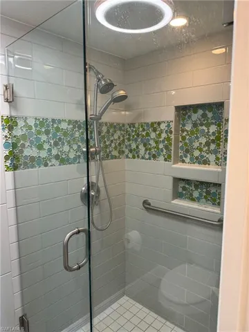 Master shower