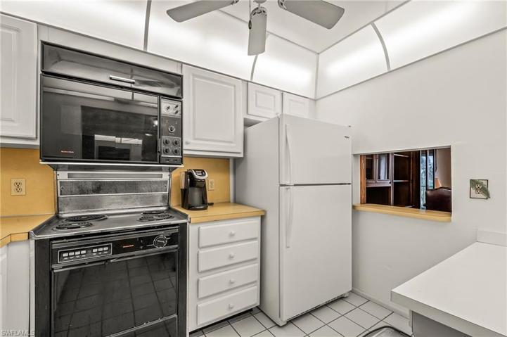 A raised ceiling makes this room seem larger.