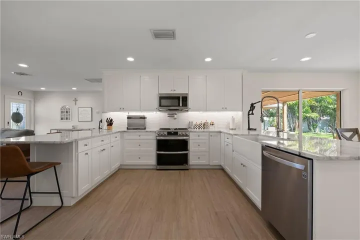 Lots of room for everything and beautifully redone.