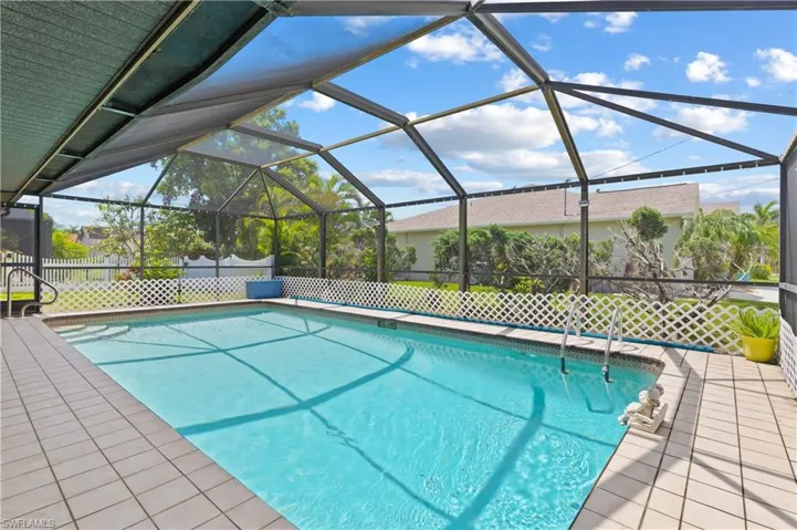 View of outdoor pool
