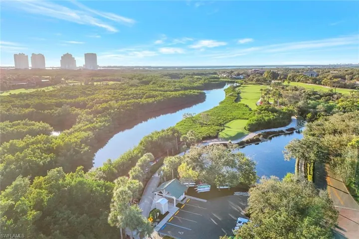 Aerial of the Kayak Launch and Spring Creek