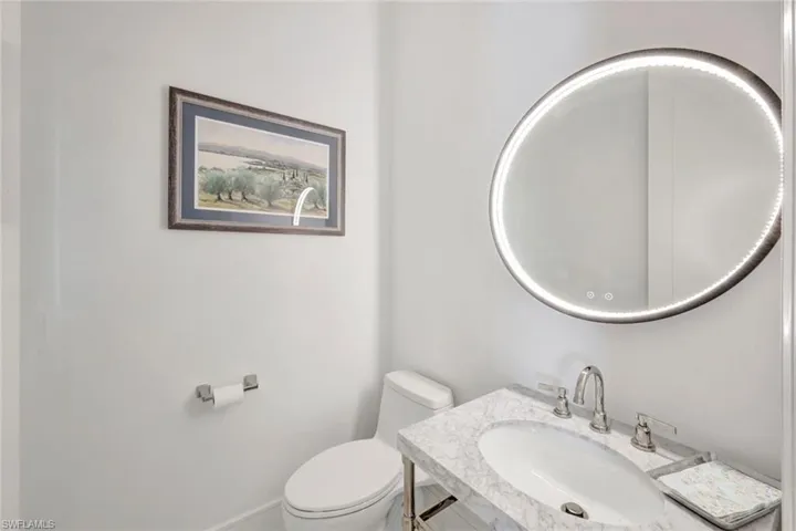 Convenient Powder bathroom