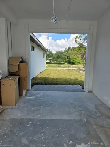 Drive-thru 3rd car Garage