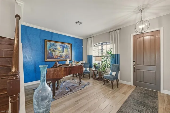 Entry by the living room