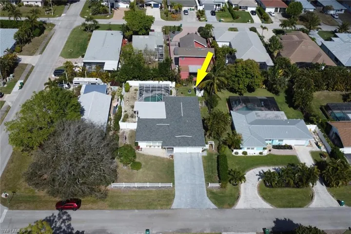 Aerial overview of property's location
