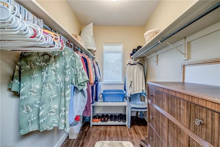 Huge primary bedroom closet
