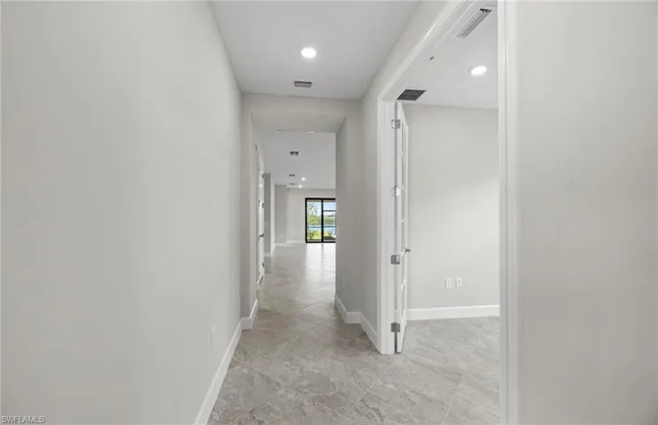 Foyer - Enclosed flex room of listed home located near front of villa
