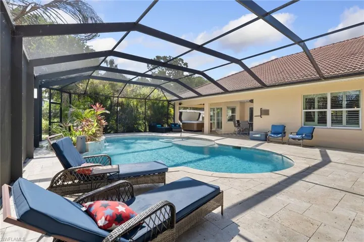 Large pool and sunning area.