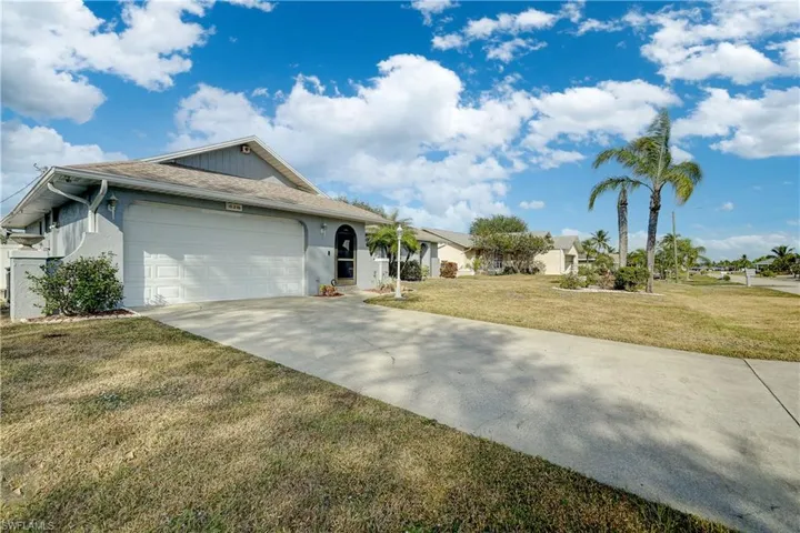 Two car garage and an ample driveway
