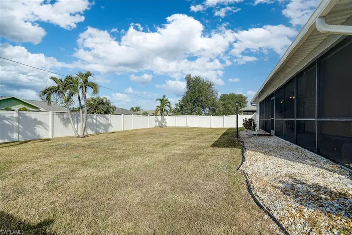A delightful backyard for the kids, grandkids, and pets to run free