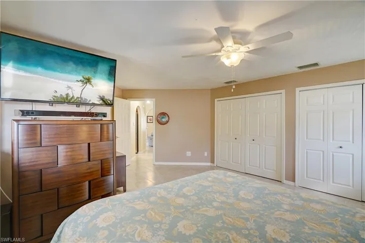 This big closet runs the length of the entire wall