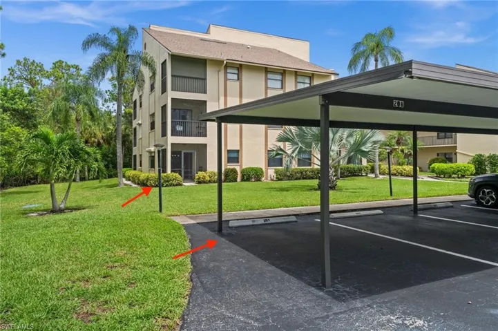 Spot 201, just outside of condo