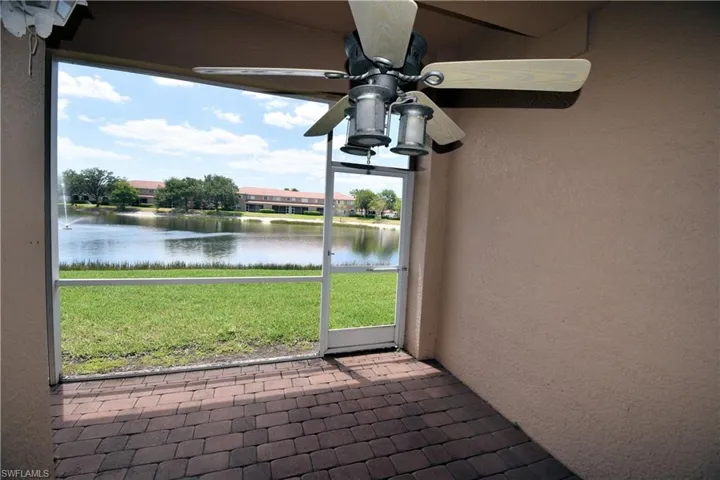 Screened lanai