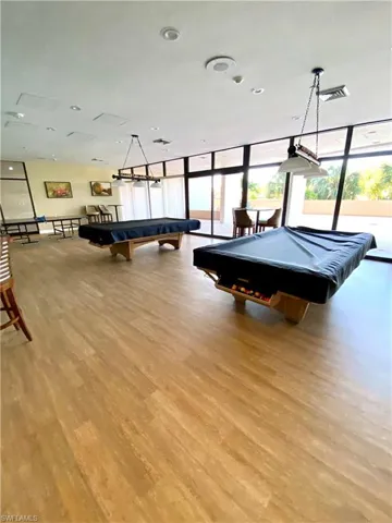Pool tables and ping pong tables and large fate screened tv for entertaining guests