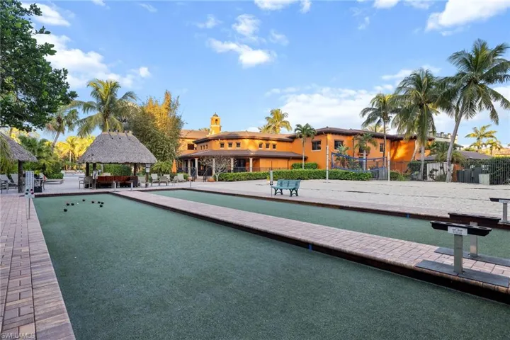 View of community Bocce Ball Court