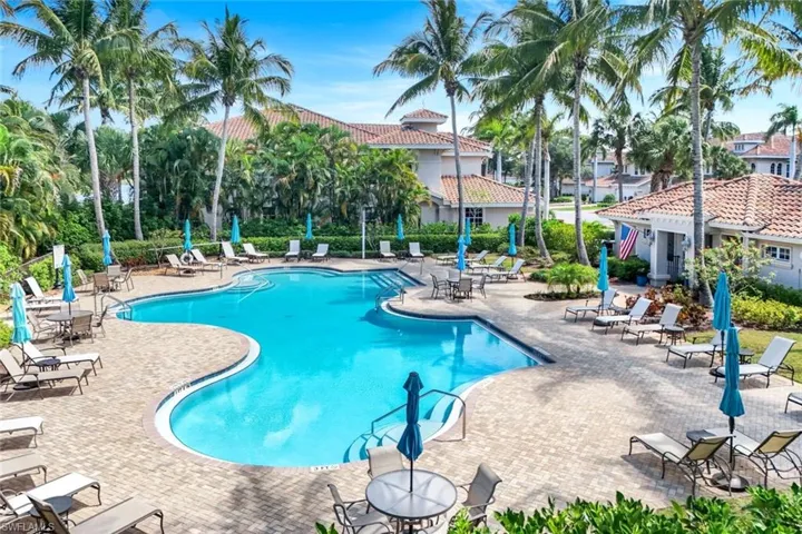 Serena Community pool featuring a patio