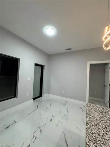 View of unfurnished bedroom