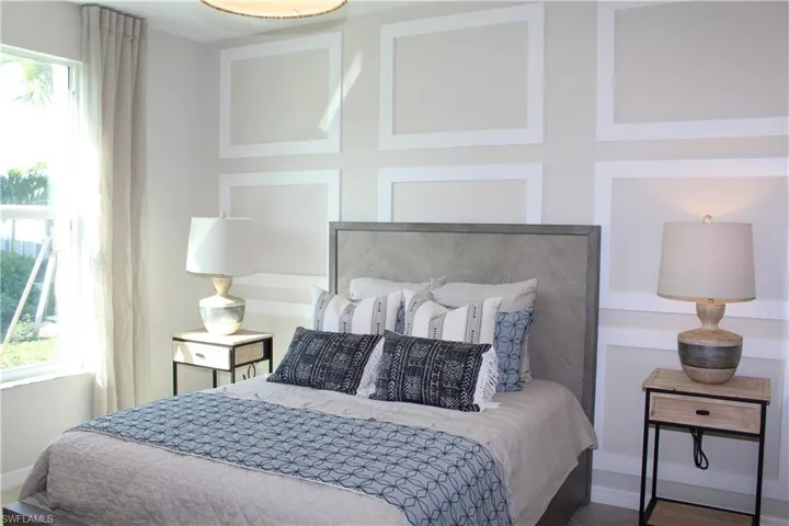 Bedroom featuring baseboards