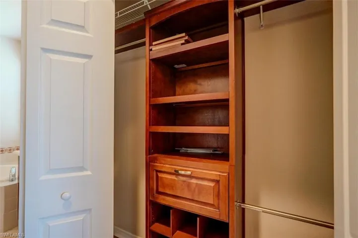 View of spacious closet