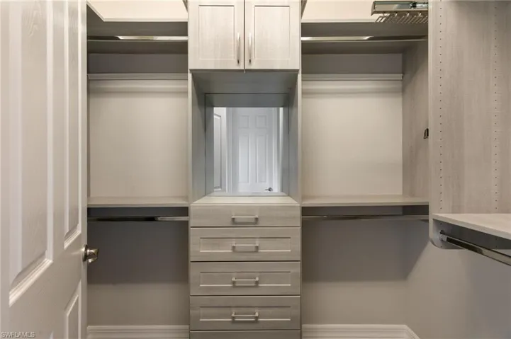 View of spacious closet