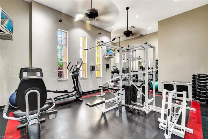 View of exercise room