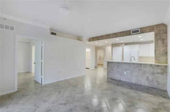 View of unfurnished living room