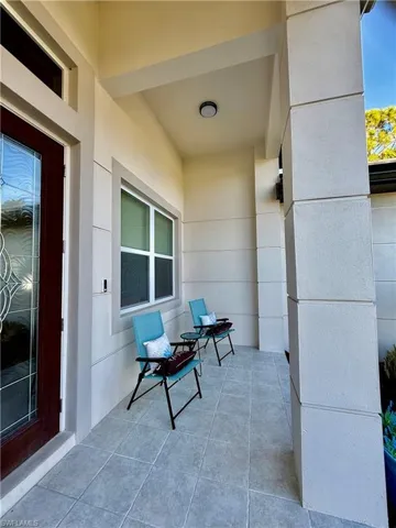 Outside balcony