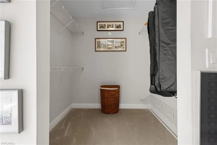 2 separate and spacious closets