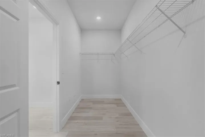 Primary walk in closet