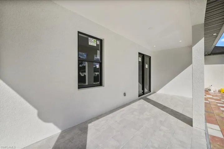 View of patio