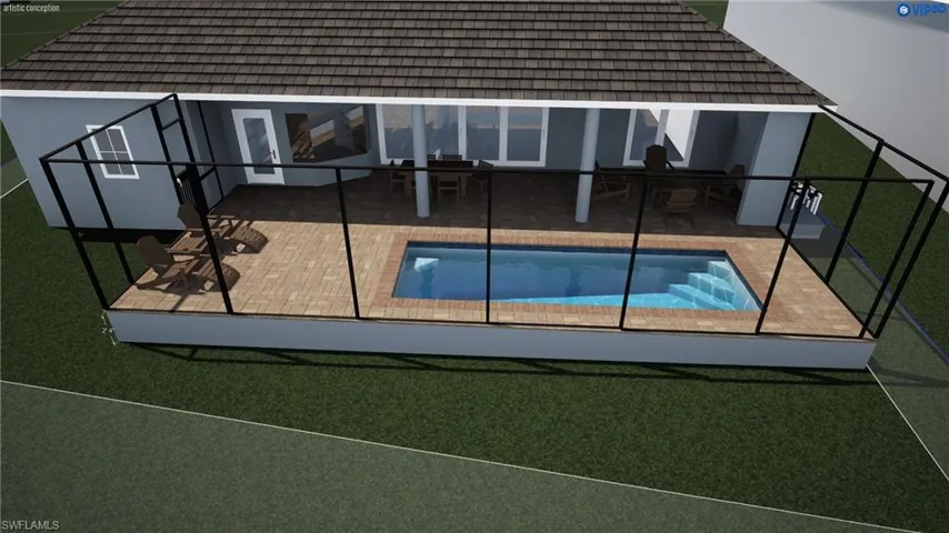 Rendering - Proposed Pool