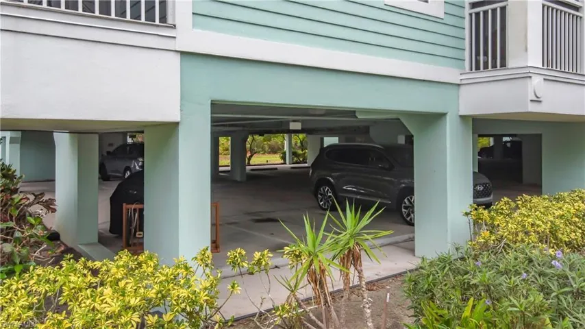 View of under building parking / parking lot