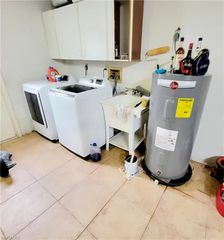 Laundry Area in Garage