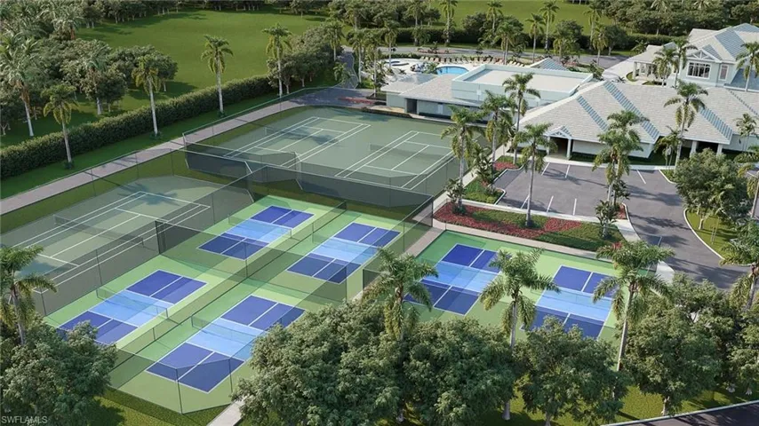 New pickleball and har tru tennis courts