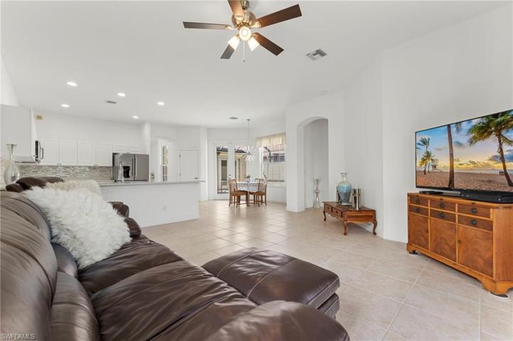 Living Room with open Kitchen concept