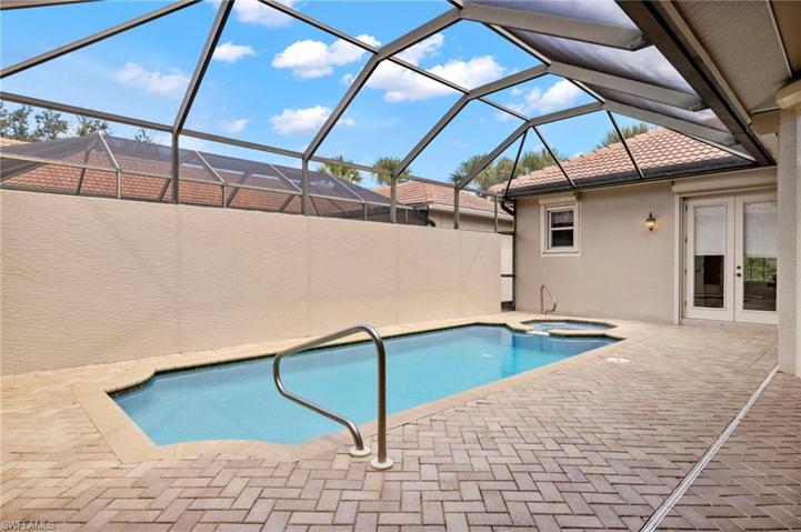 Pool and Spa area Covered Lanai