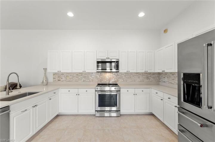 Large Kitchen with Stainless Steel Appliances